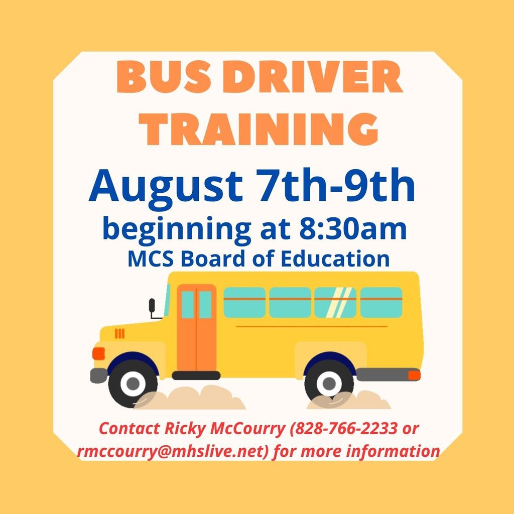 bus driver training post