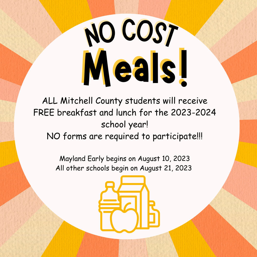 free meals announcement